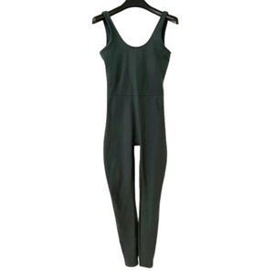 GIRLFRIEND COLLECTIVE Scoop Neck Unitard | Green | Small